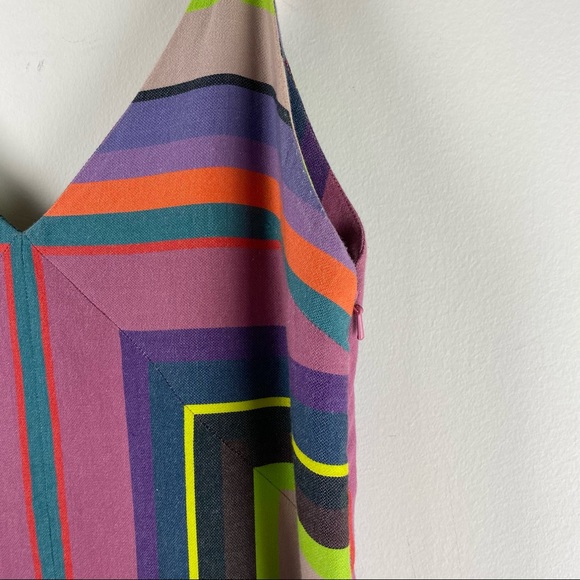 Mara Hoffman Georgia Rainbow Striped Dress Sz S - Picture 5 of 10